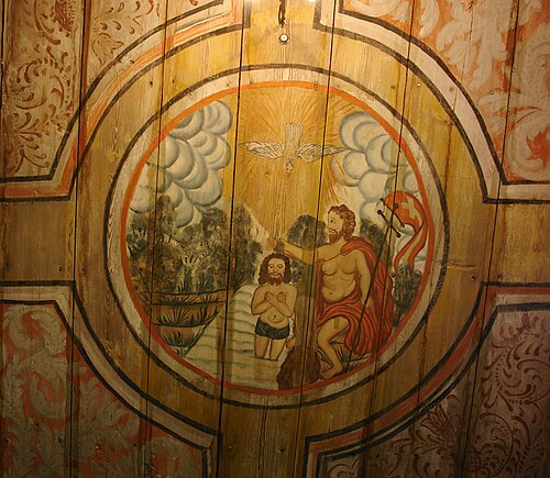 Hedareds stavkyrka, interno