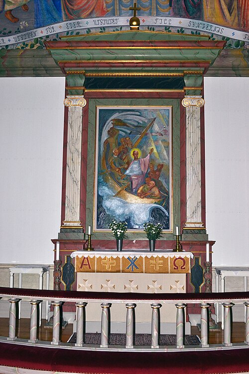 Träslövsläge kyrka, intérieur