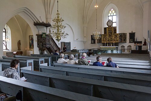 Möklinta kyrka, intérieur