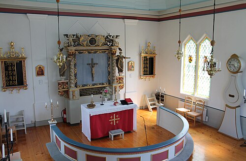 Mistelås kyrka, interno