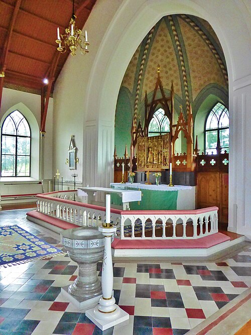 Fagerhults kyrka, interno