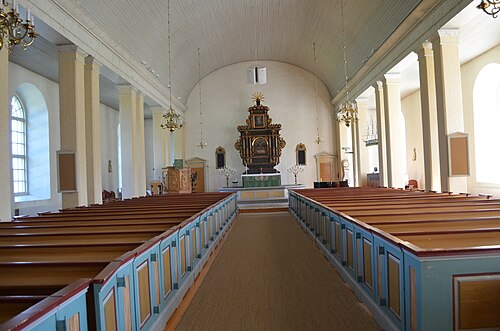 Forshälla kyrka, interno