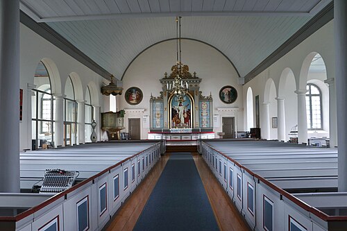 Hemmesjö nya kyrka, intérieur