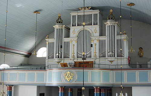 Skatelövs kyrka, interno