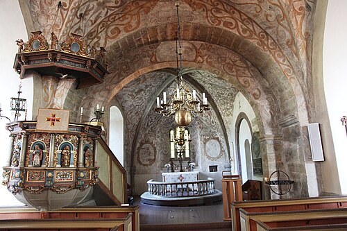Forshems kyrka, interno