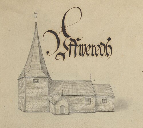 Uvereds kyrka, interno