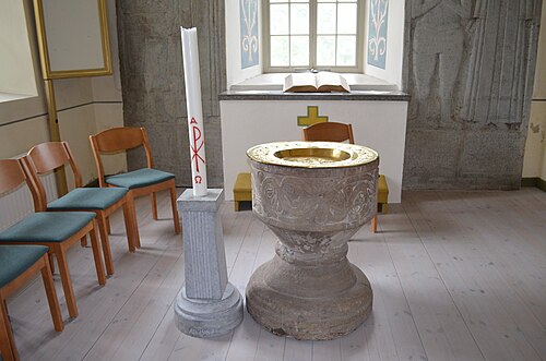 Åsle kyrka, interno