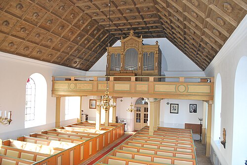 Halmstad kyrka, intérieur