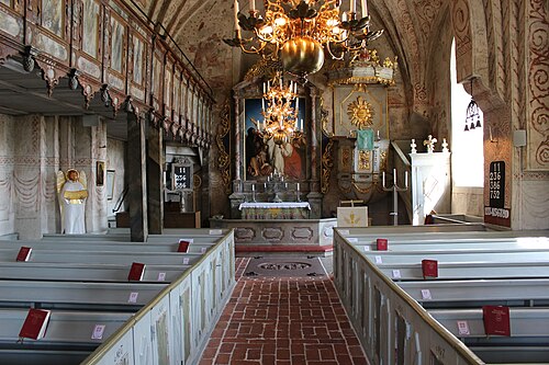 Skäfthammars kyrka, interno