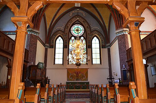 Orlunda kyrka, interno