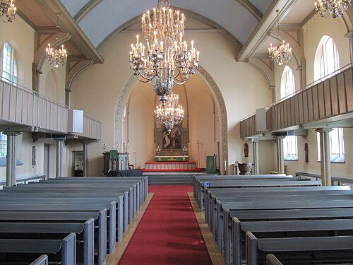 Alnö nya kyrka, intérieur