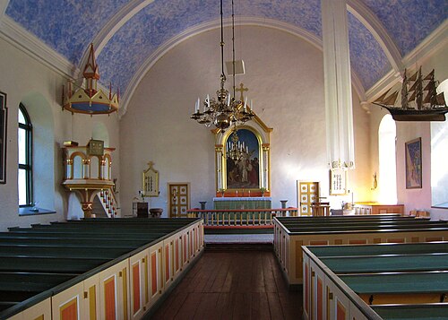 Gräsgårds kyrka, intérieur