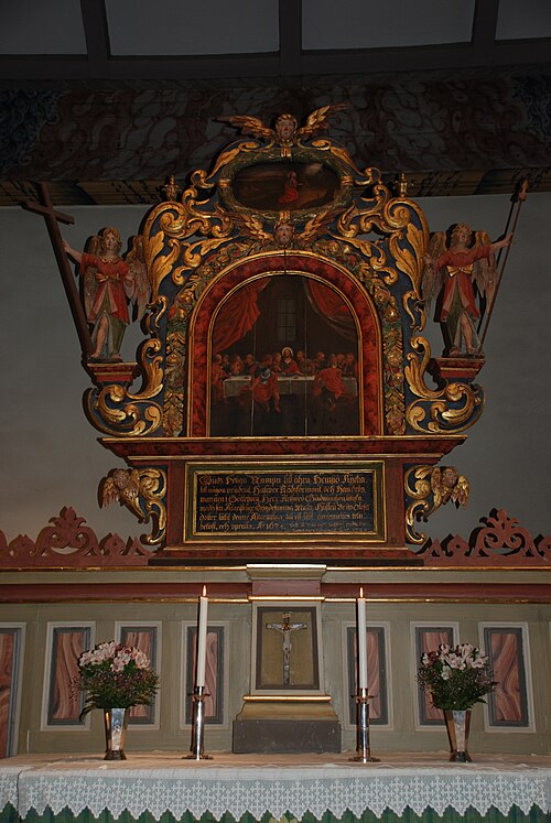 Hemsjö kyrka, intérieur