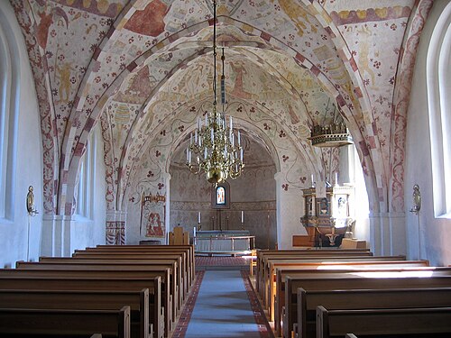 Hästveda kyrka, intérieur