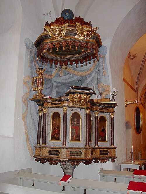 Järfälla kyrka, interno