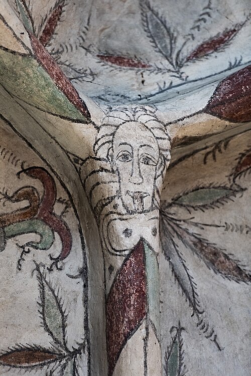 Kaga kyrka, interno