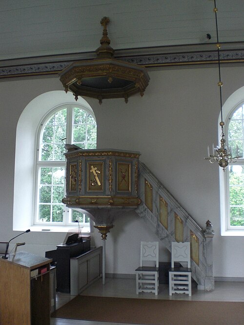 Långasjö kyrka, interno
