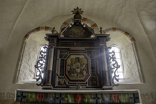 Tingstäde kyrka, interno
