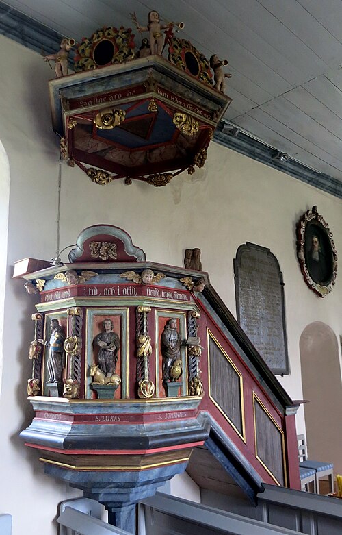 Ods kyrka, interno
