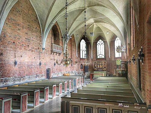 Sankt Peters klosters kyrka, interno