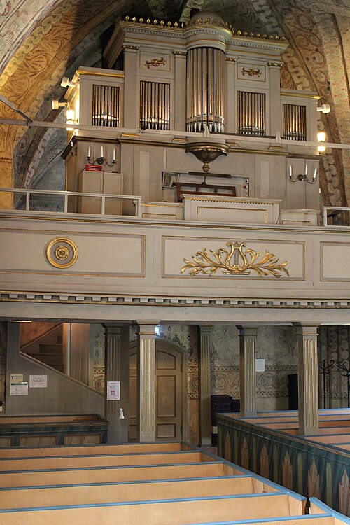 Vätö kyrka, interno