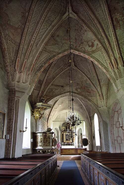 Bälinge kyrka, interno