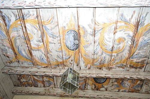 Lannaskede gamla kyrka, interno
