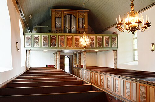 Eskilsäters kyrka, interno