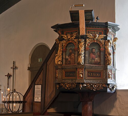 Partille kyrka, interno