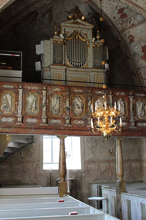 Skäfthammars kyrka, interno