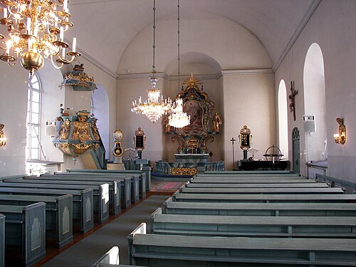 Stöde kyrka, intérieur