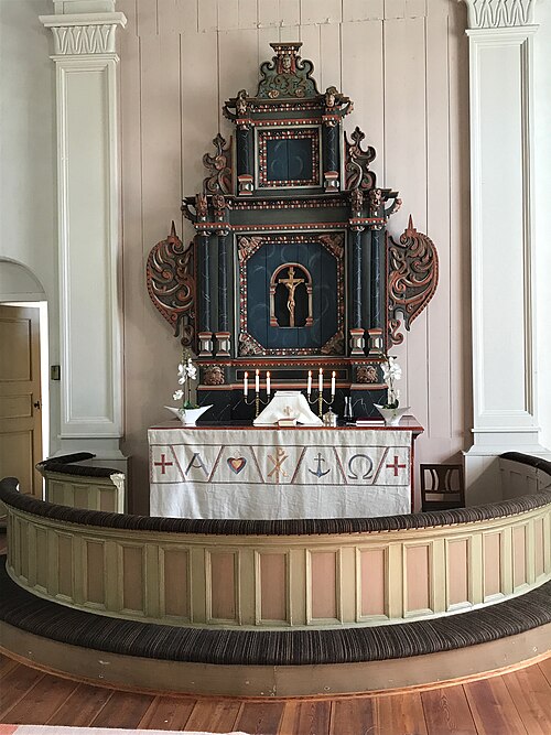 Tjärnö kyrka, intérieur