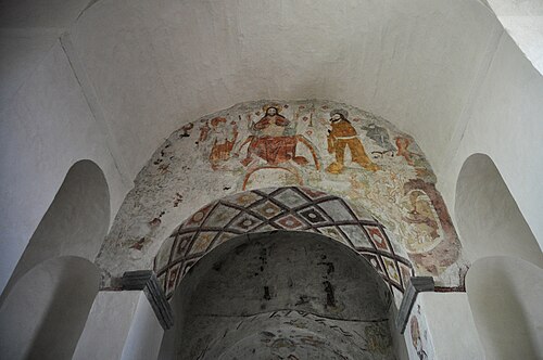 Valleberga kyrka, interno
