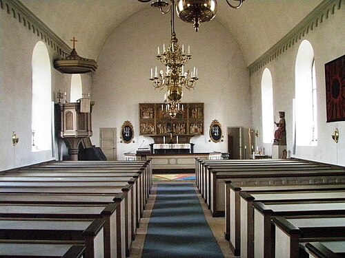 Östra Ny kyrka, interno