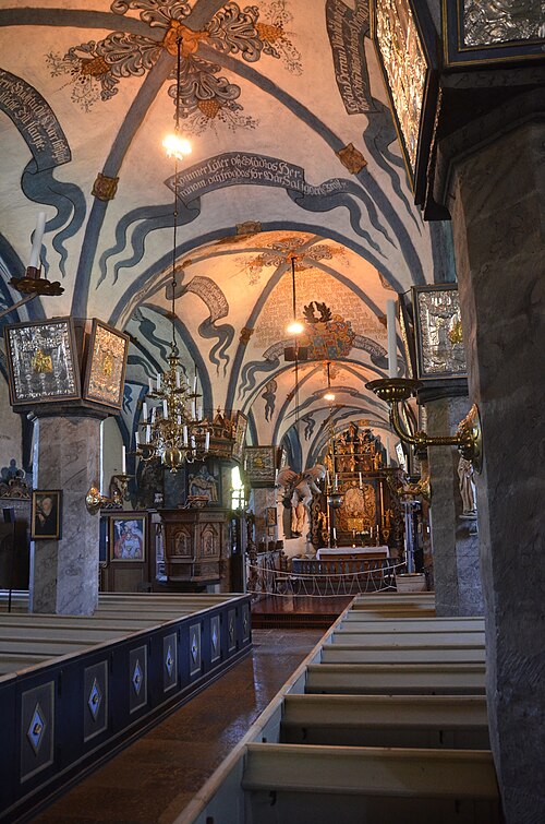 Brahekyrkan, intérieur