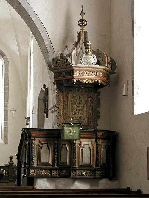 Norrlanda kyrka, intérieur
