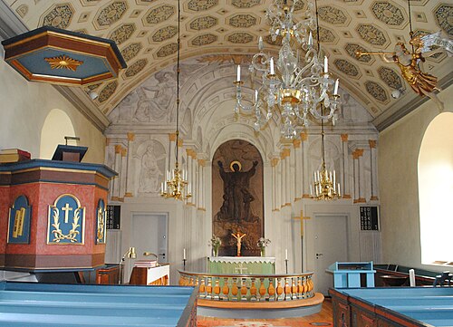 Uråsa kyrka, intérieur