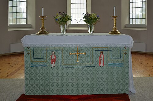 Furuby kyrka, interno