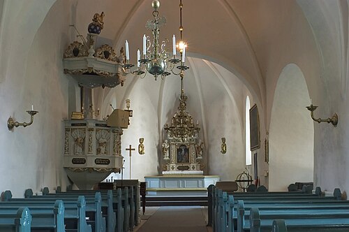 Skå kyrka, interno