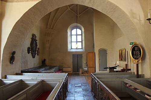 Rasbo kyrka, interno