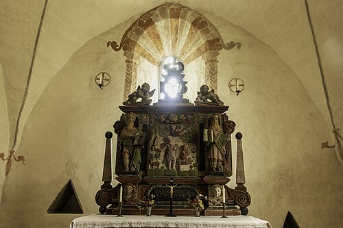 Näs kyrka, interno