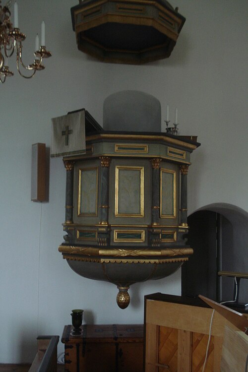 Sya kyrka, interno