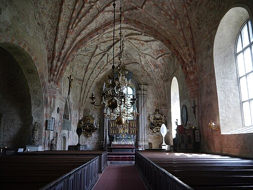 Vika kyrka, intérieur