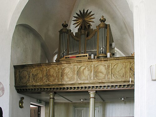 Åkers kyrka, interno
