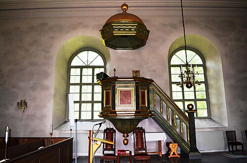 Gunnilbo kyrka, intérieur