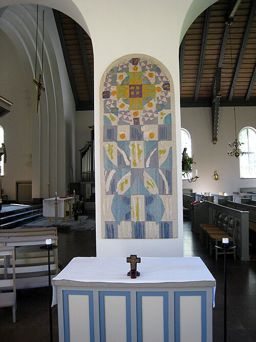 Nybro kyrka, intérieur