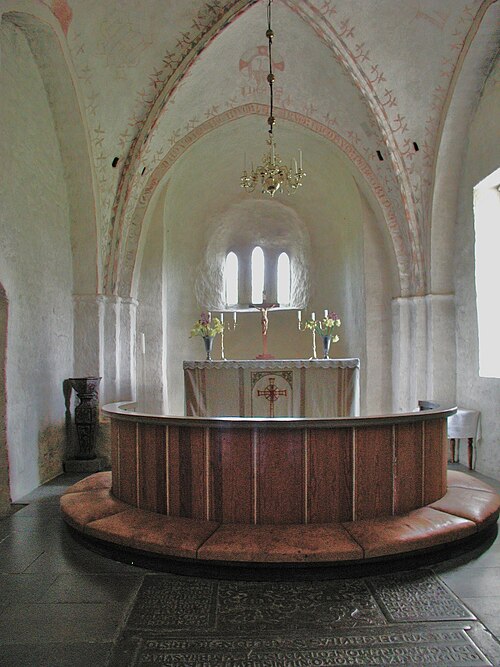 Hagebyhöga kyrka, interno