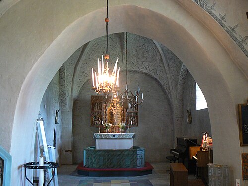 Lillkyrka kyrka, interno