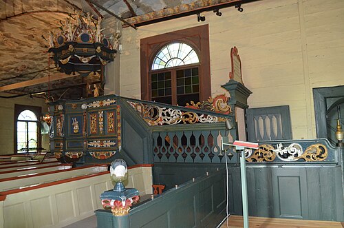 Nysunds kyrka, interno