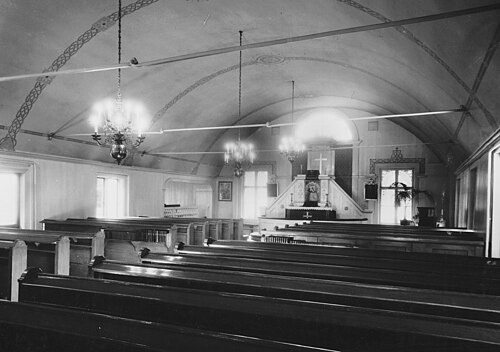 Sabbatsbergs kyrka, interno